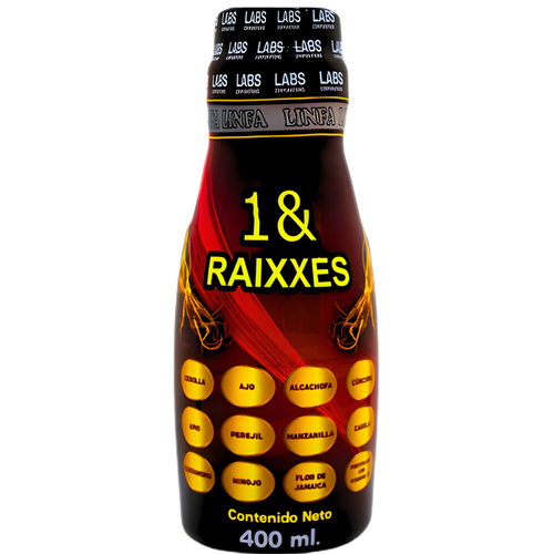 18 Raixxes - Desintoxicante, Diurético Natural y Digestivo (400ml)