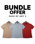 3 Striped Polos Bundle