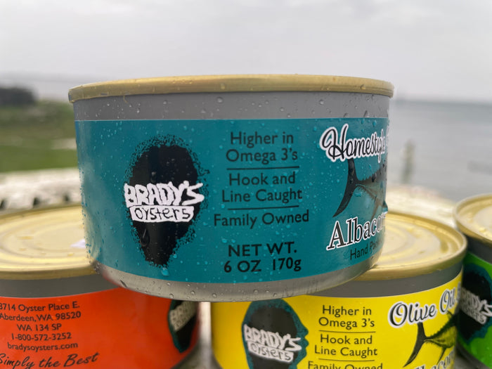 Albacore Tuna - Brady's Oysters Canned Goods