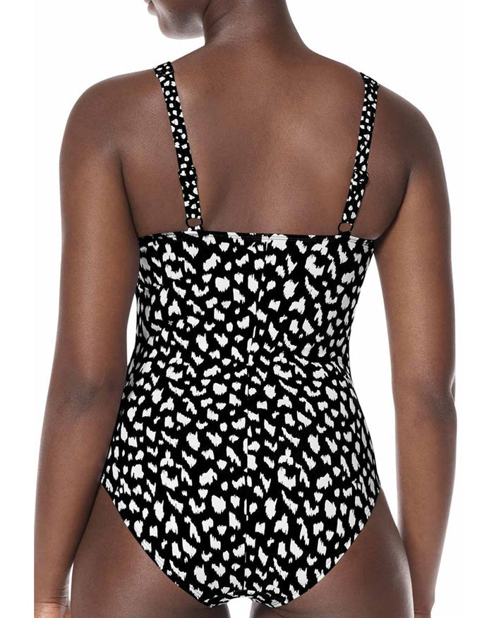 Amoena Manila High Neck One-Piece Swimsuit - Black
