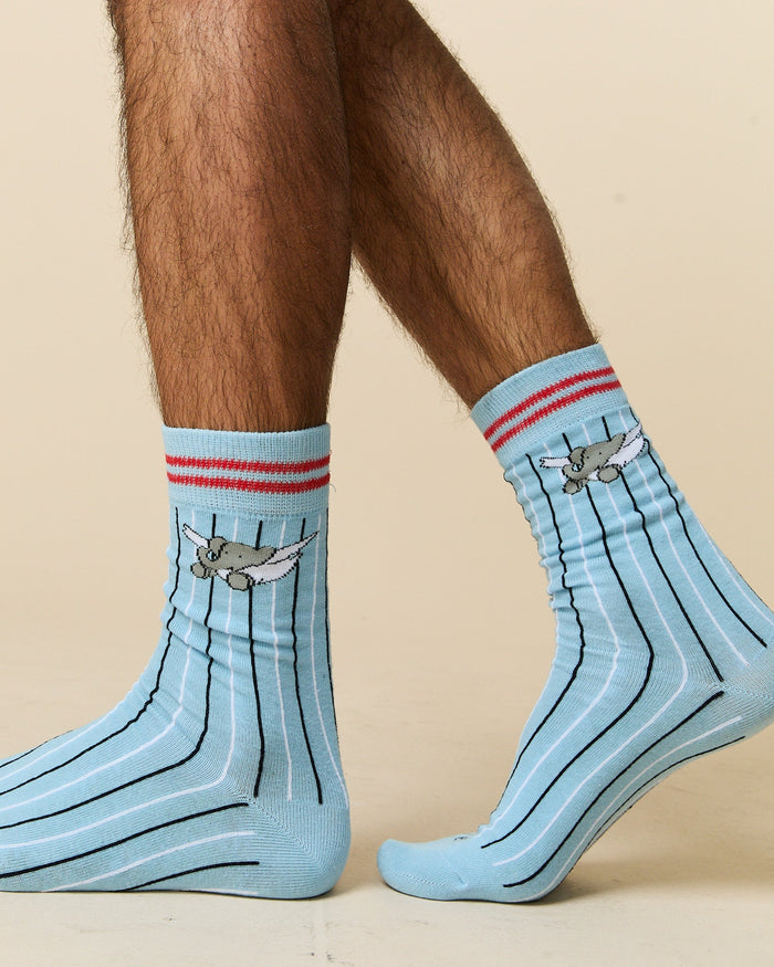 Angel Babar Socks Blue