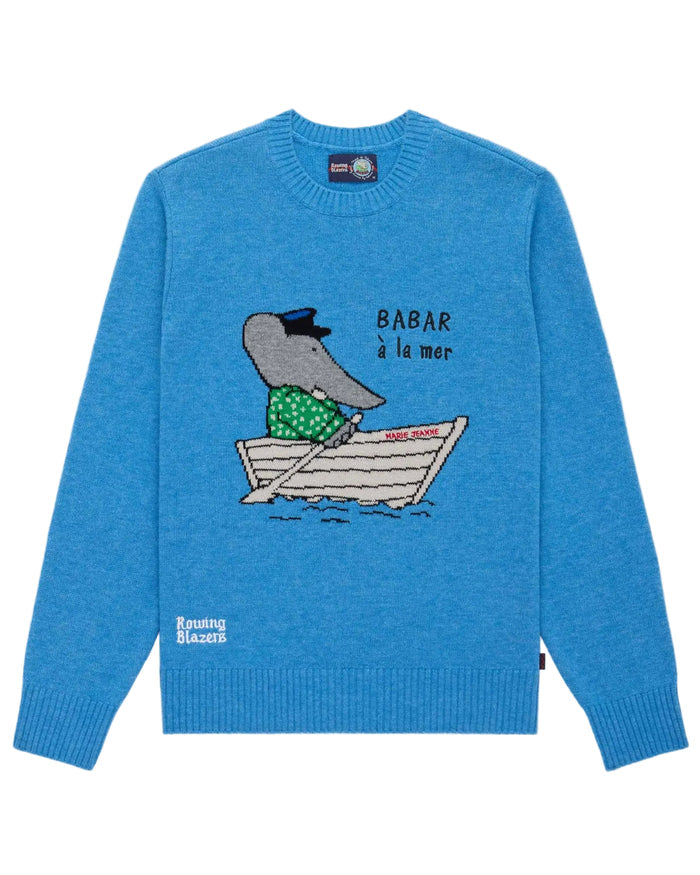 Babar Cashmere Sweater Blue