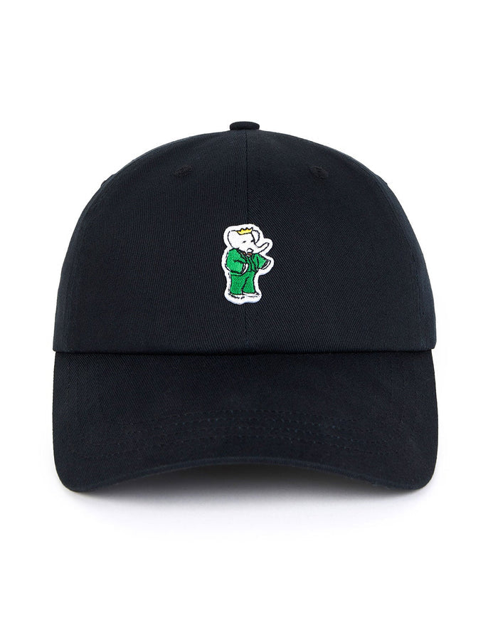 Babar Cotton Baseball Hat Black