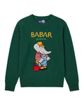 Babar Jardinier Cashmere Sweater Green