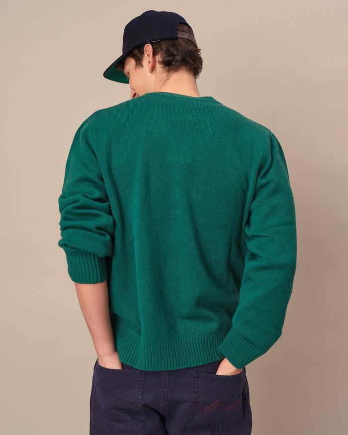 Babar Jardinier Cashmere Sweater Green