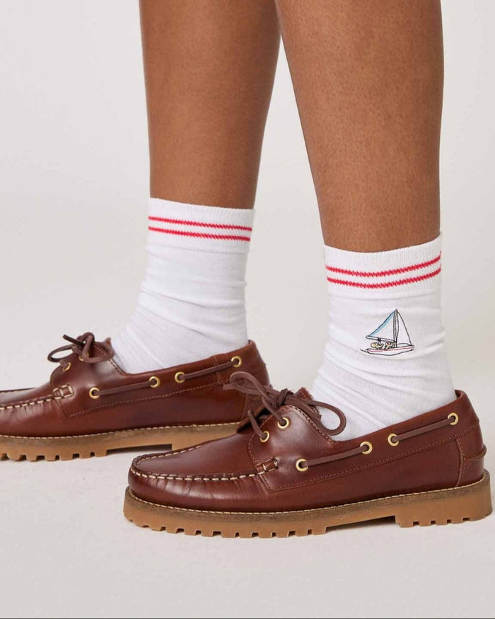 Babar Socks White