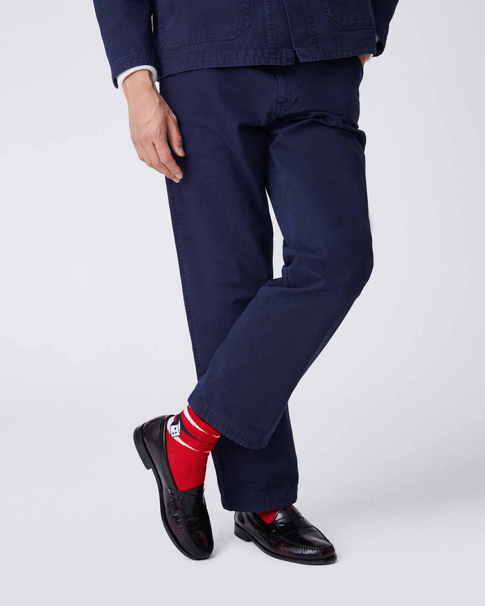 Backgammon Socks Red