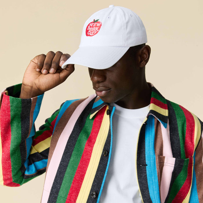 Big Apple Baseball Cap White