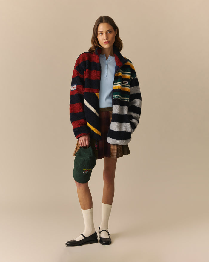 Block Stripe Classic Sherpa Multi-Color Multi-Color / XL