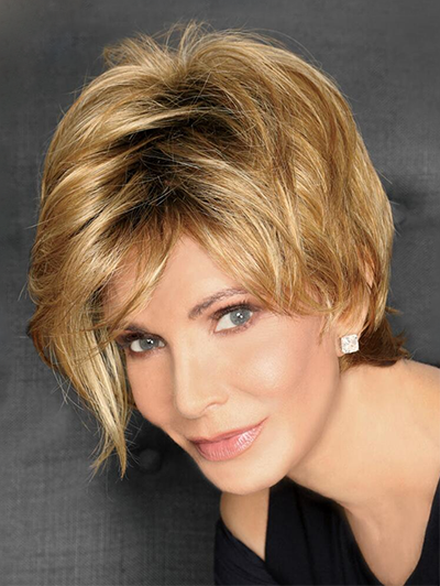Blonde Short Edgy Asymmetrical Pixie Cut Synthetic Wigs