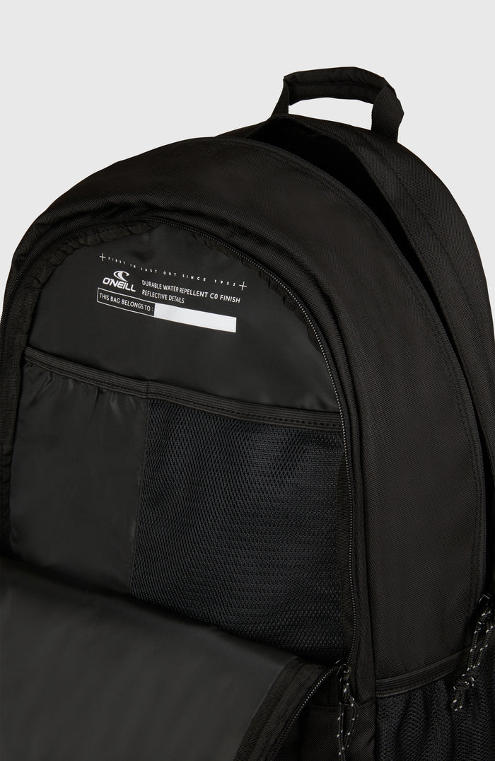 Boarder Backpack | Black/Beige Quarry