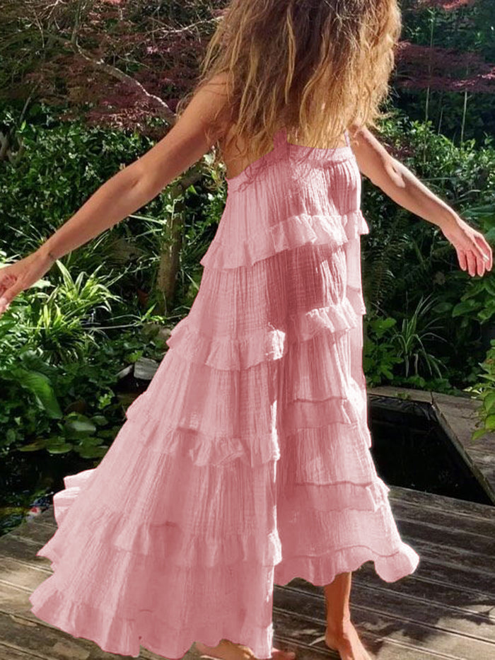 Bohemian Elegant Holiday Maxi Dress