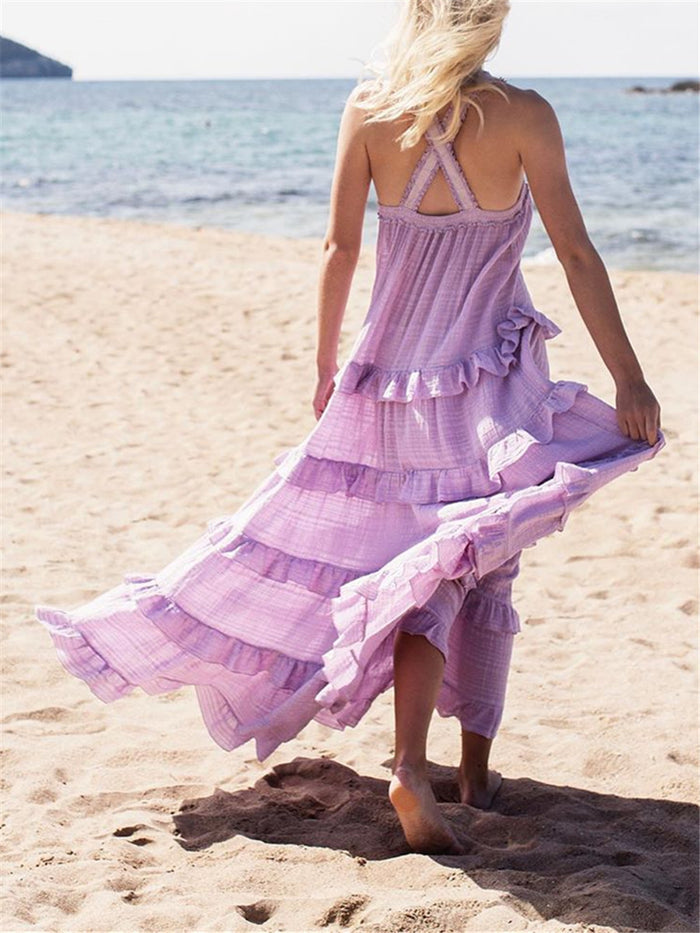 Bohemian Elegant Holiday Maxi Dress