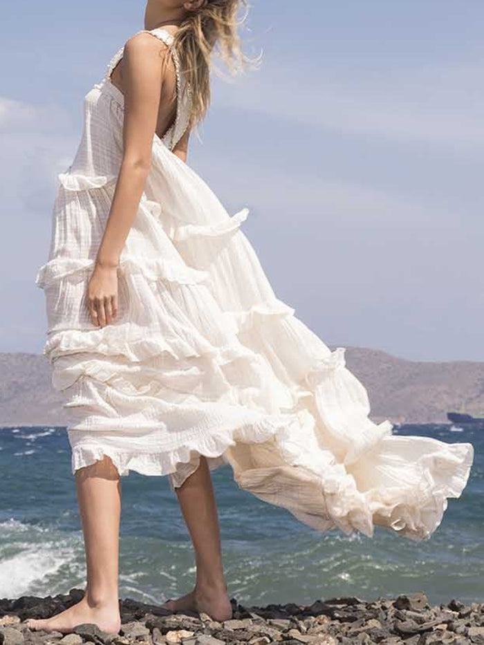 Bohemian Elegant Holiday Maxi Dress