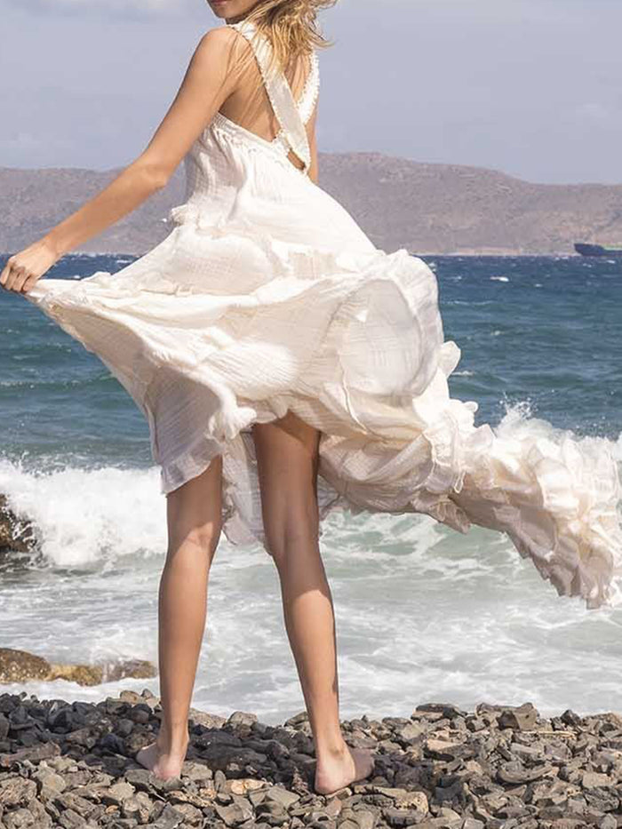 Bohemian Elegant Holiday Maxi Dress