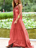 Bohemian Eurasian Vintage Floral Polka Dot Dress