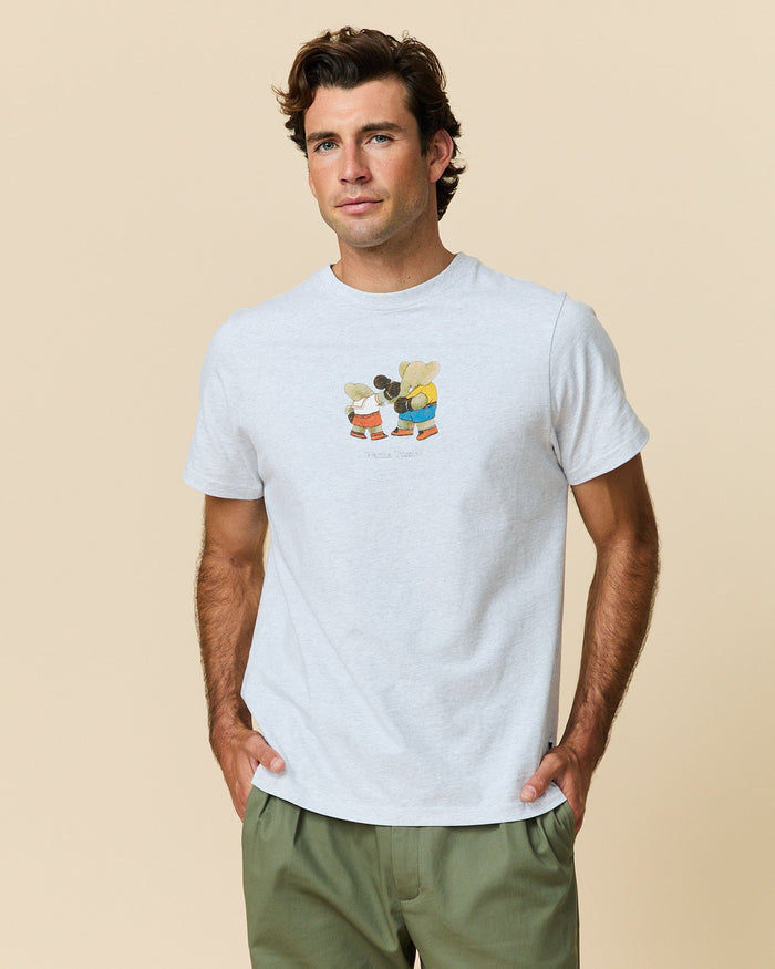 Boxing Babar T-Shirt Heather Gray