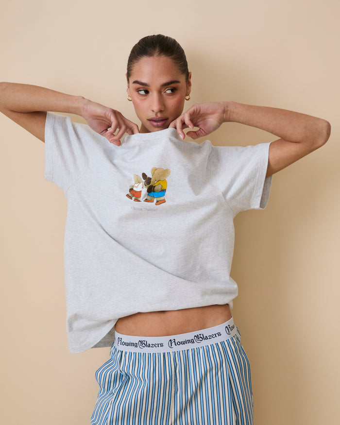 Boxing Babar T-Shirt Heather Gray