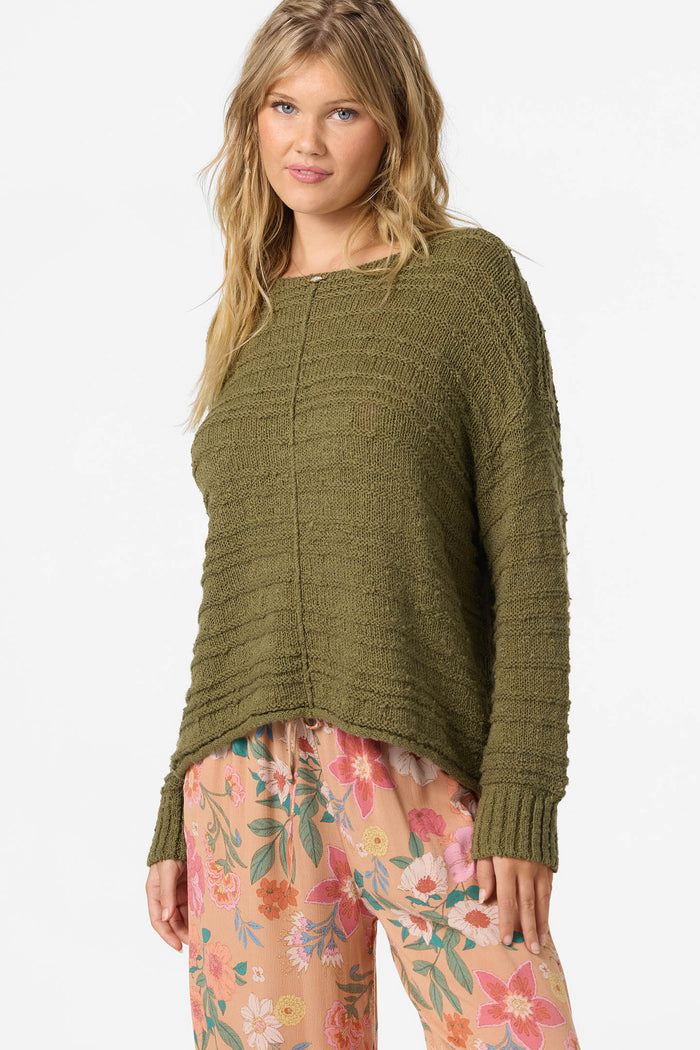 Brayton Long Sleeve Sweater - Martini Olive | O'Neill