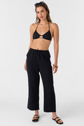 Brenda Crinkle Double Gauze Beach Pants - Black | O'Neill