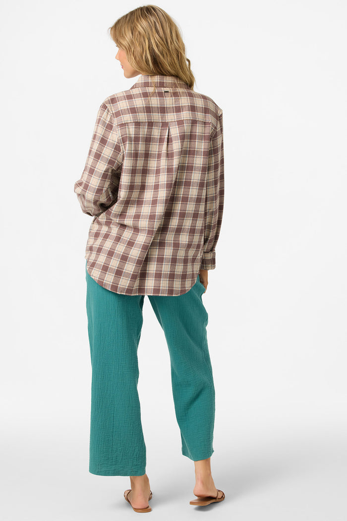 Brenda Crinkle Double Gauze Beach Pants - North Sea | O'Neill