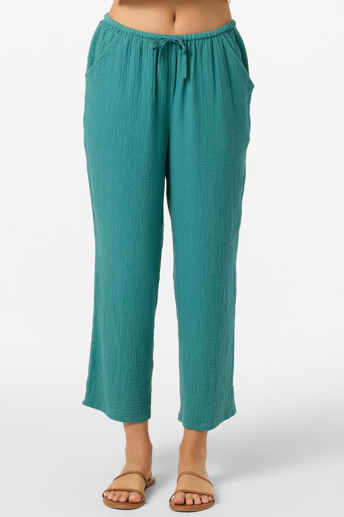 Brenda Crinkle Double Gauze Beach Pants - North Sea | O'Neill