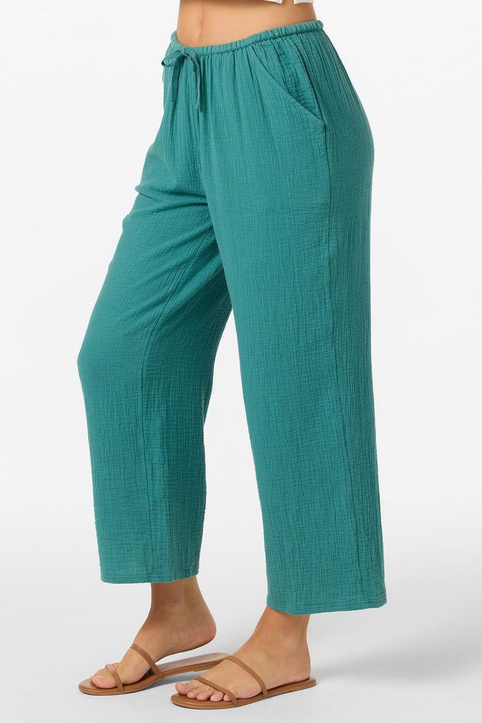 Brenda Crinkle Double Gauze Beach Pants - North Sea | O'Neill
