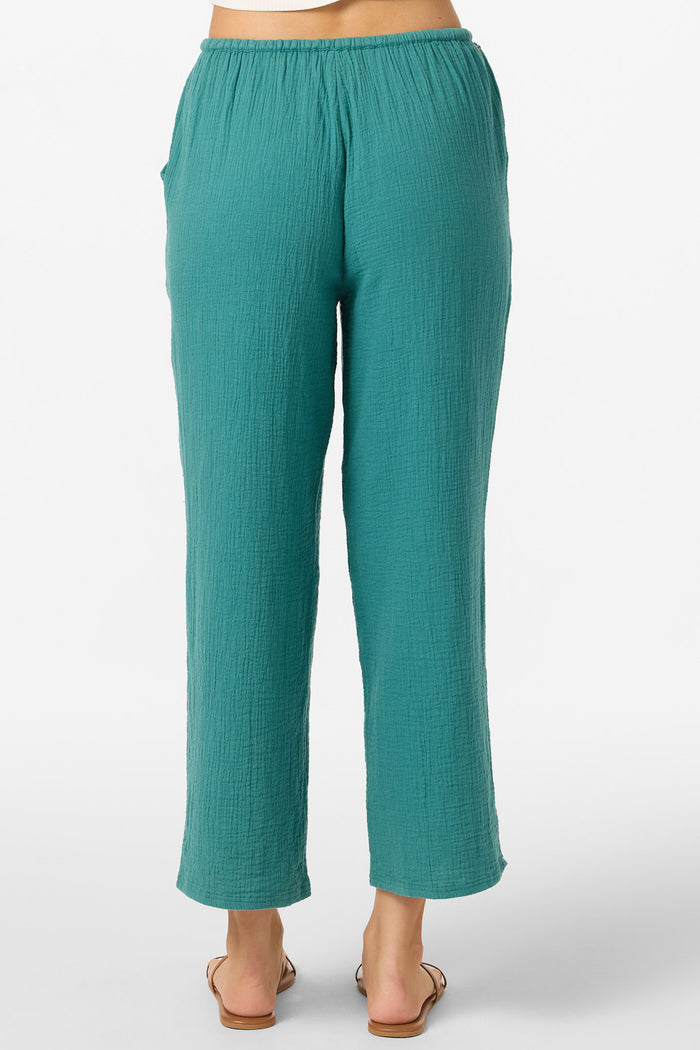 Brenda Crinkle Double Gauze Beach Pants - North Sea | O'Neill