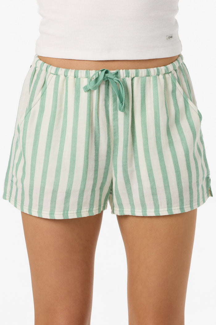 Brenda Stripe Beach Shorts - Green | O'Neill