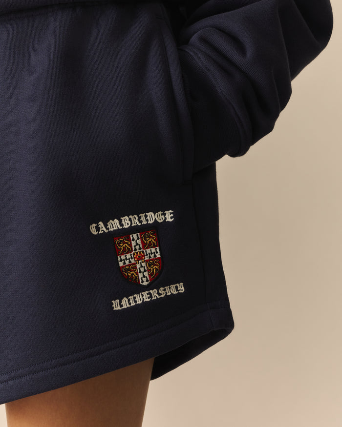 Cambridge Cotton Fleece Short Navy Navy / XL
