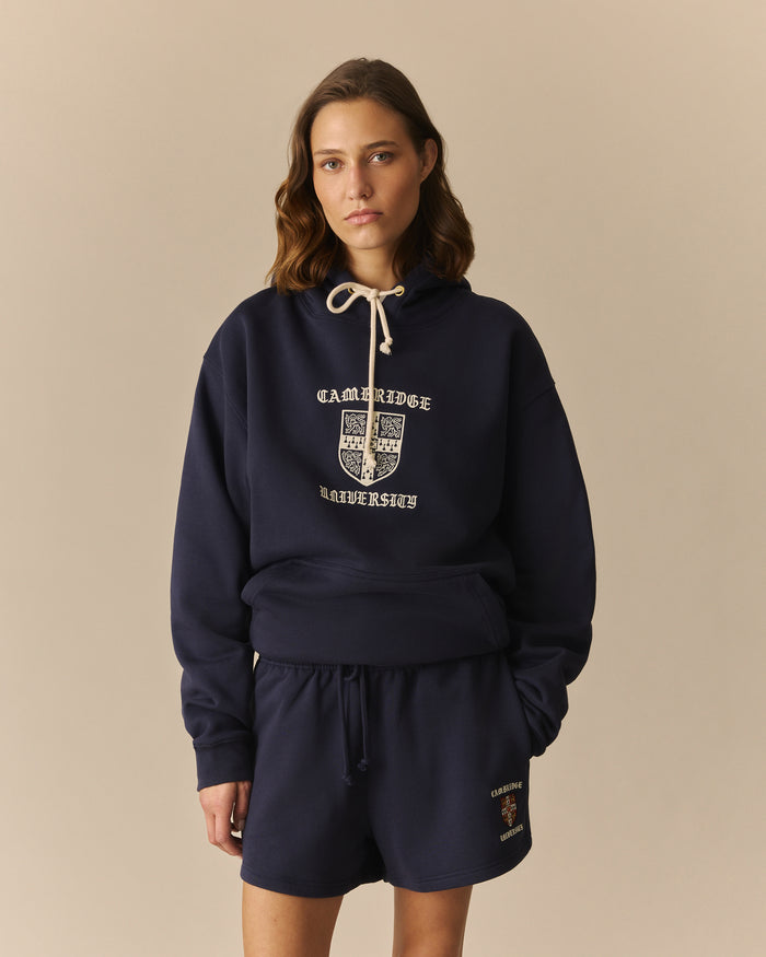 Cambridge Cotton Fleece Short Navy Navy / XL