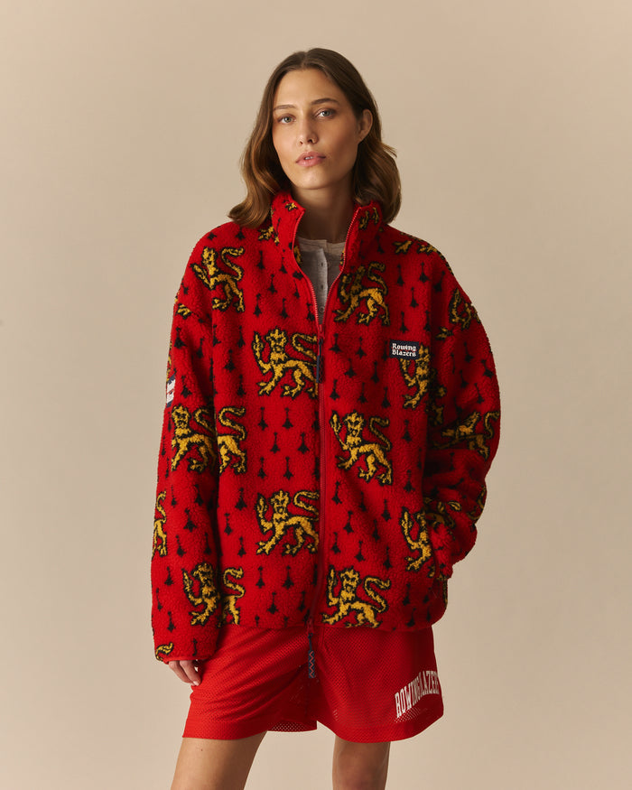 Cambridge Full Zip Classic Sherpa Red Red / XL