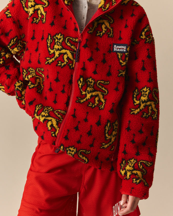 Cambridge Full Zip Classic Sherpa Red Red / XL