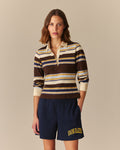 Cameron Fitted Beaumont Striped Rugby Shirt Multi-Color Multi-Color / XL