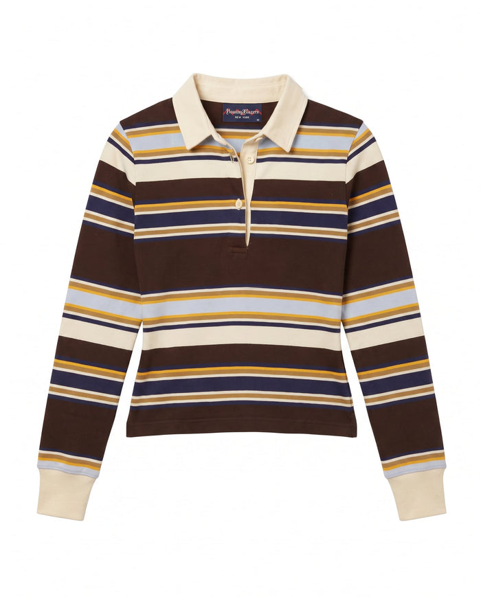 Cameron Fitted Beaumont Striped Rugby Shirt Multi-Color Multi-Color / XL