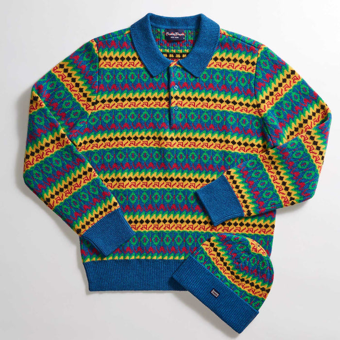 Cashmere Fairisle Sweater Polo Après-Ski