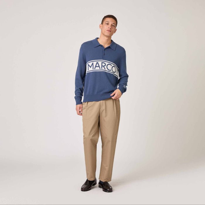 Cashmere Marco Polo Sweater Blue