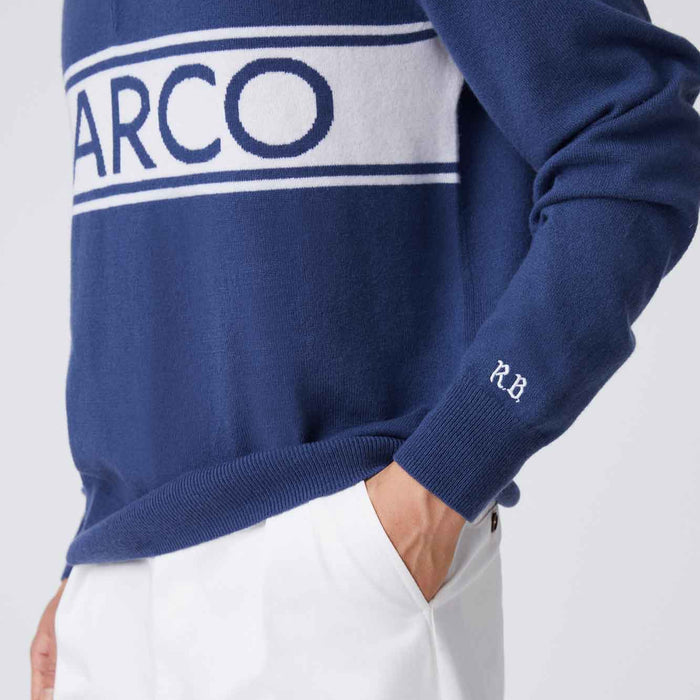 Cashmere Marco Polo Sweater Blue