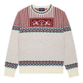 Cashmere Nordic Fairisle Sweater Cream