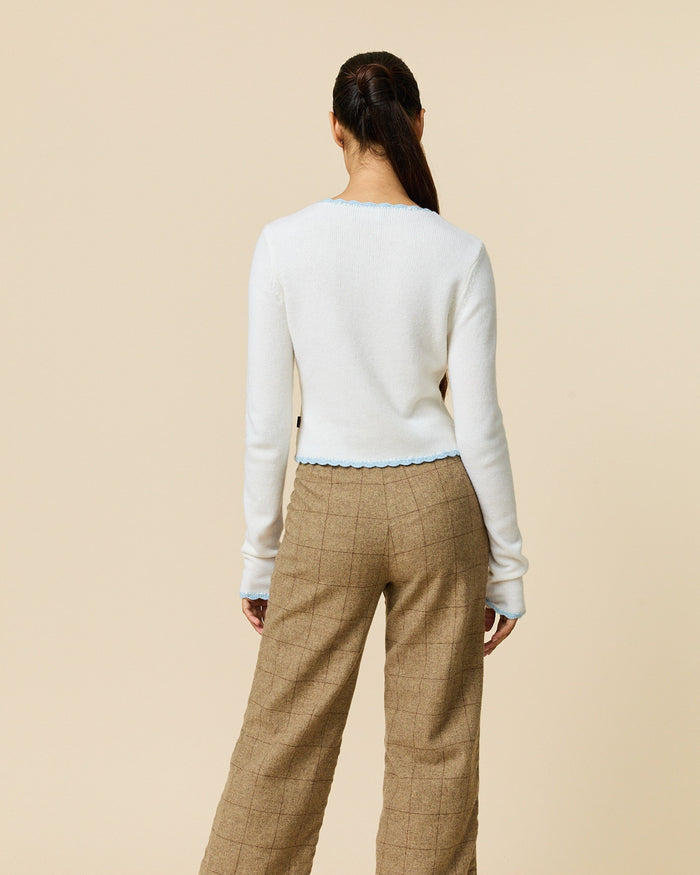 Cashmere Show Pony Sweater Cream