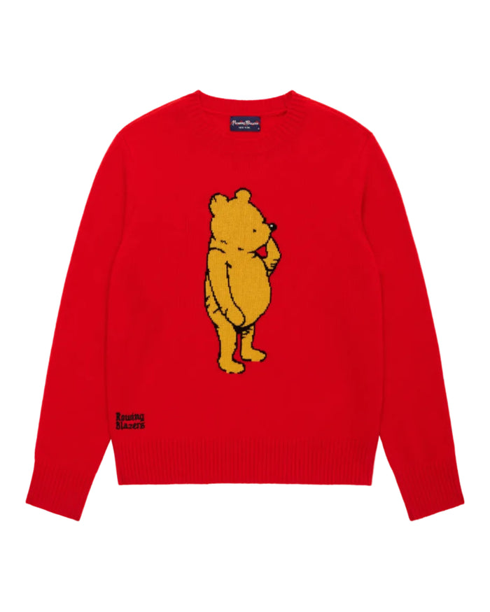 Cashmere Winnie-the-Pooh Sweater Red