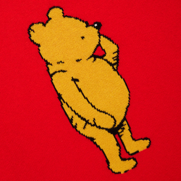 Cashmere Winnie-the-Pooh Sweater Red