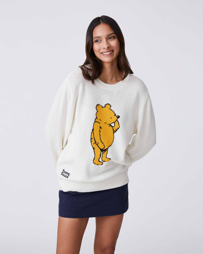 Cashmere Winnie-the-Pooh Sweater White