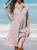 Casual Button Dress