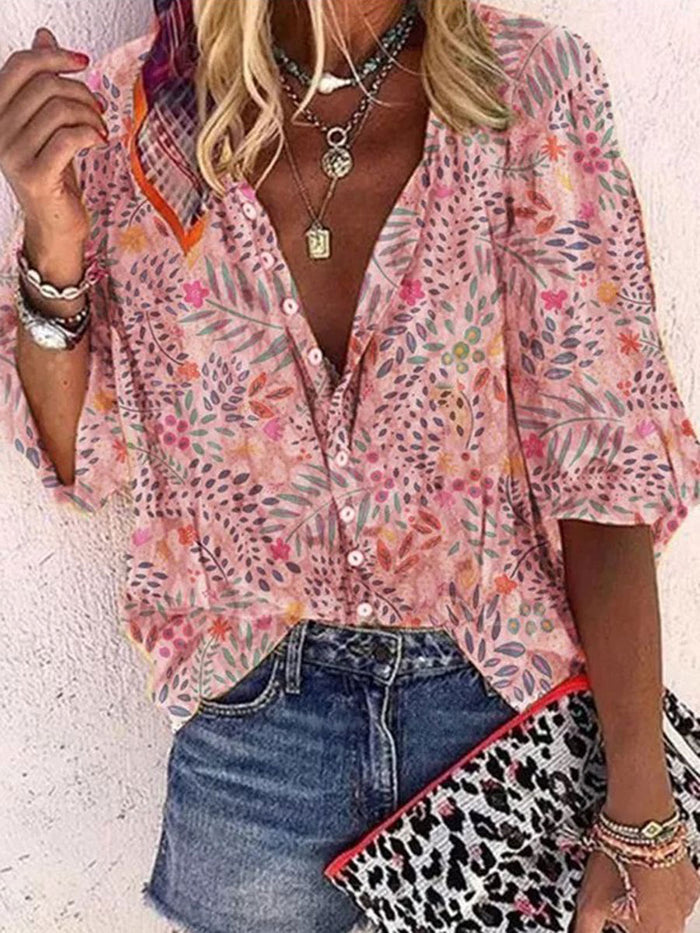 Casual Collar Fashion Long-sleeved Shirt