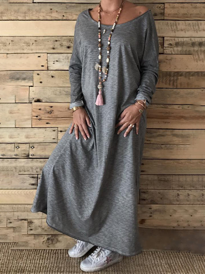 Casual Fashion Loose Maxi Dress