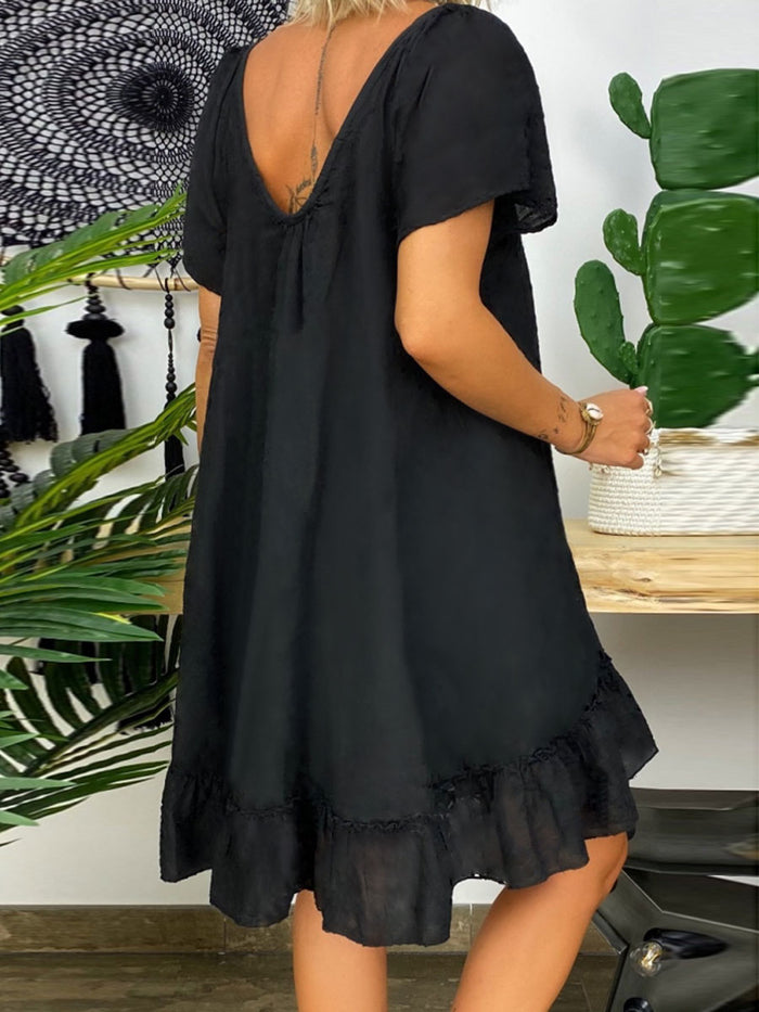 Casual Fashion Pentagram Print Dress