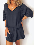 Casual Fashion V-Neck Dress