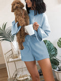 Casual Home Loose Long Sleeve Two-piece Suit