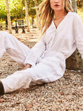 Casual Long Sleeve Jumpsuit